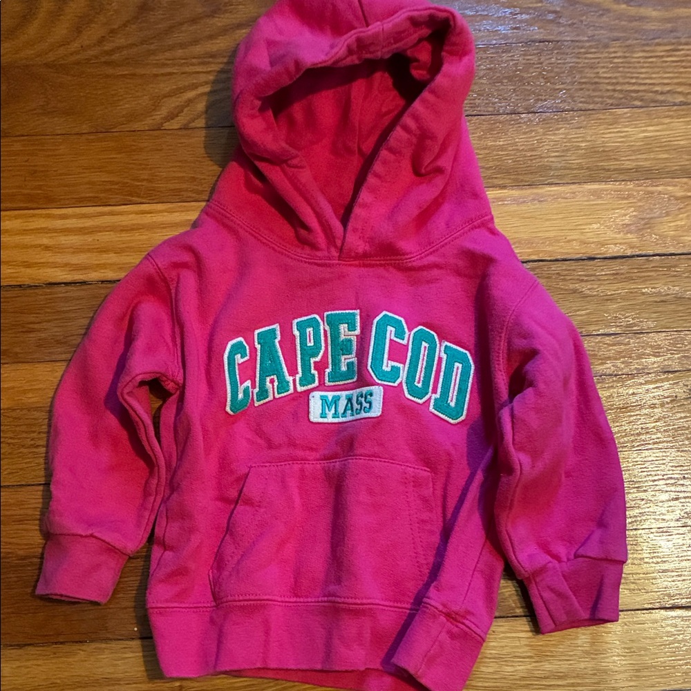 Cape Cod Kids Hoodie in Vibrant Pink